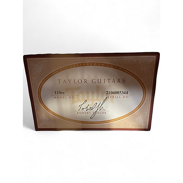 Used Taylor 110CE Natural Acoustic Electric Guitar