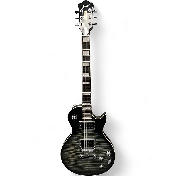 Used Grote SINGLE CUT Trans Green Solid Body Electric Guitar