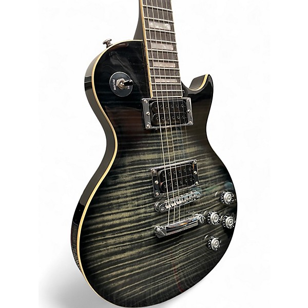 Used Grote SINGLE CUT Trans Green Solid Body Electric Guitar