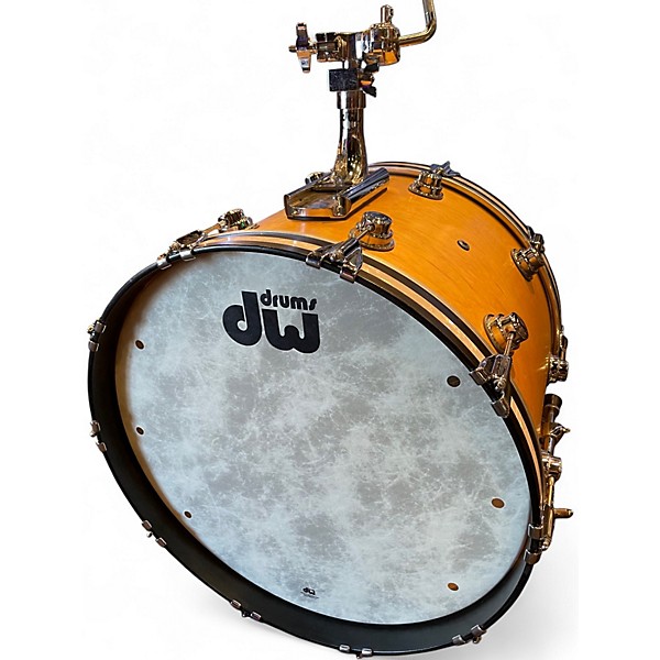 Used DW 3 Piece Collector's Series Maple Gold Badge Maple Drum Kit