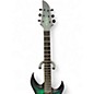 Used Schecter Guitar Research KM6 MKIII Trans Green Solid Body Electric Guitar