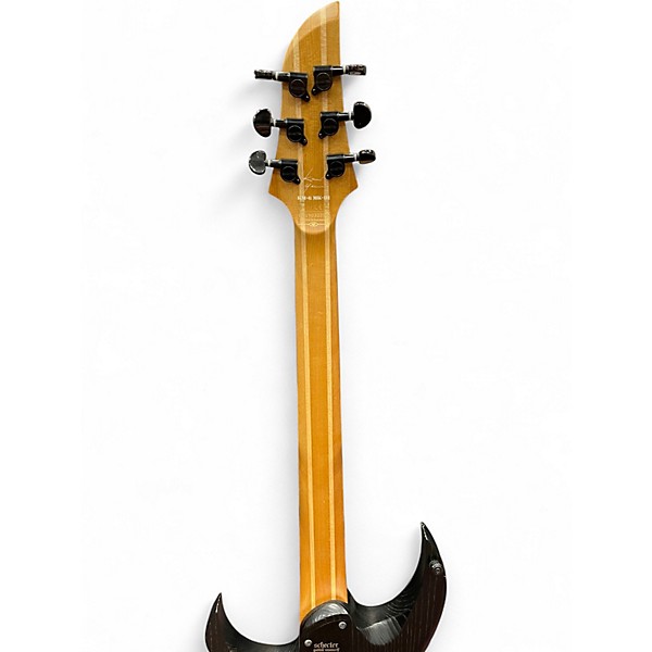 Used Schecter Guitar Research KM6 MKIII Trans Green Solid Body Electric Guitar