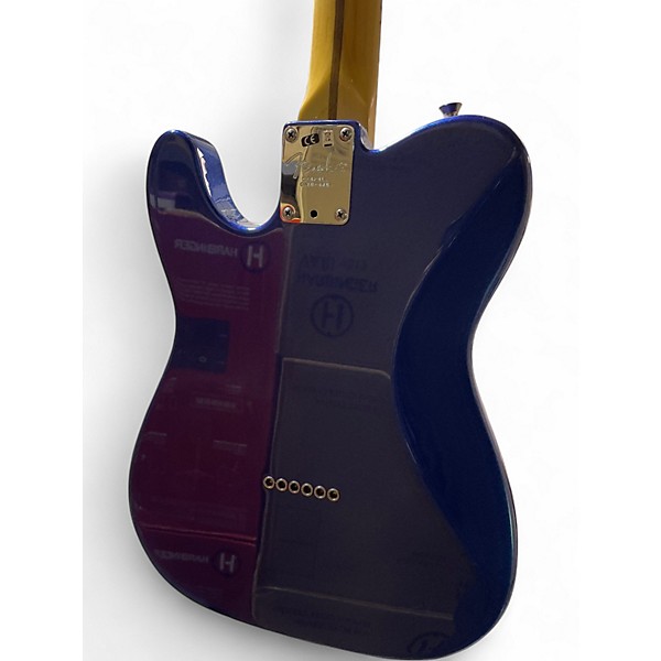 Used Fender American Standard Telecaster Blue Solid Body Electric Guitar