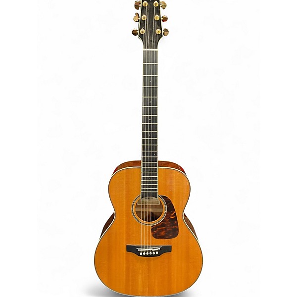Used Takamine CP7MO-TT Natural Acoustic Electric Guitar