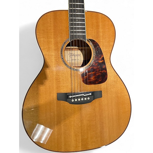 Used Takamine CP7MO-TT Natural Acoustic Electric Guitar