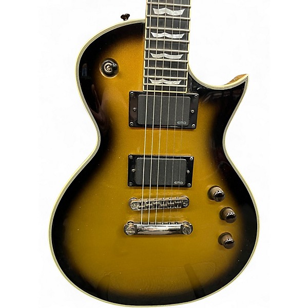 Used ESP EC1000 Deluxe GOLDBURST Solid Body Electric Guitar
