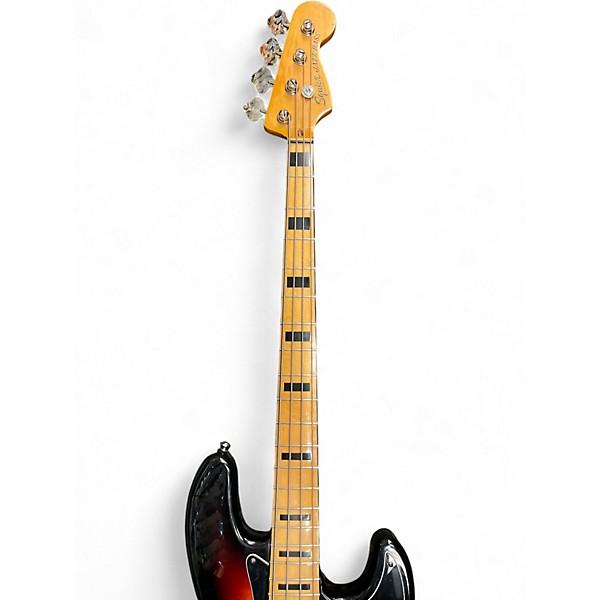 Used Squier Classic Vibe 70s Jazz Bass BURST Electric Bass Guitar