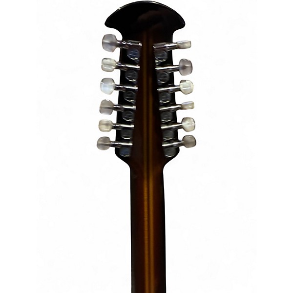 Used Ovation 1655 CUSTOM Balladeer 2 Tone Sunburst 12 String Acoustic Electric Guitar