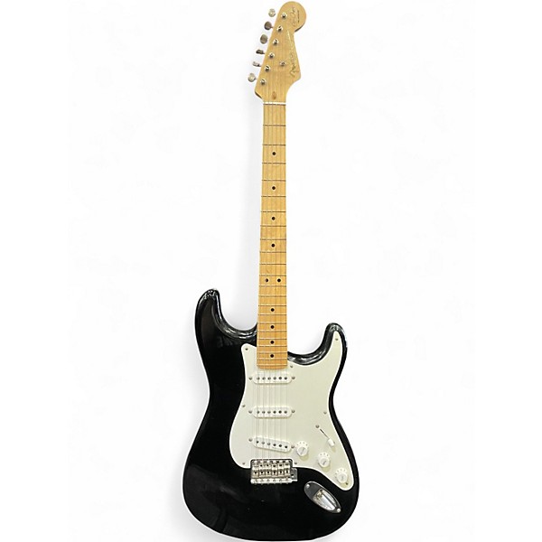 Used Fender Artist Series Eric Clapton Stratocaster Black Solid Body Electric Guitar