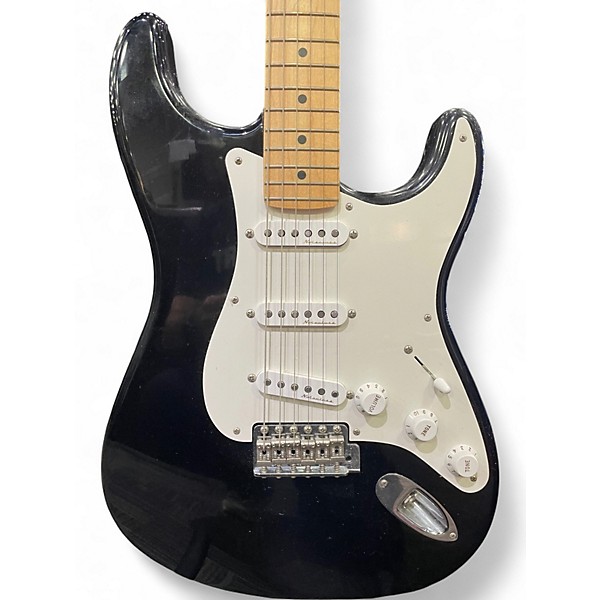 Used Fender Artist Series Eric Clapton Stratocaster Black Solid Body Electric Guitar