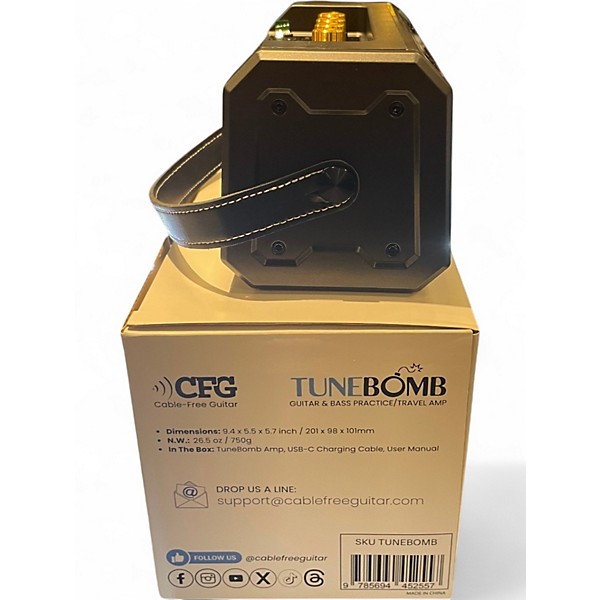 Used Cfg TuneBomb Battery Powered Amp