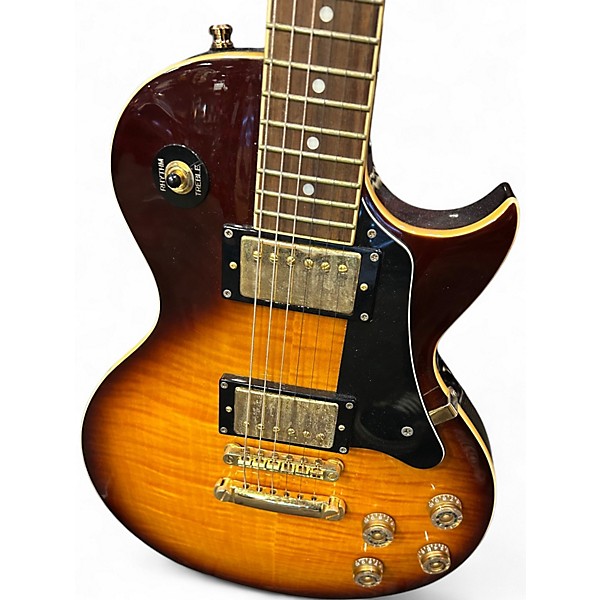 Used Austin LP Style Guitar 2 Tone Sunburst Solid Body Electric Guitar