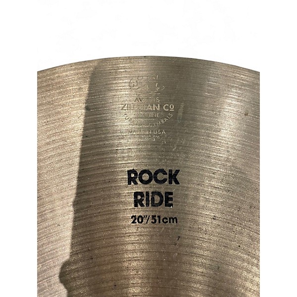 Used Zildjian 20in Rock Ride Cymbal