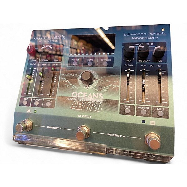 Used Electro-Harmonix oceans abyss  Effect Pedal