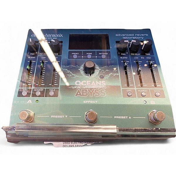Used Electro-Harmonix oceans abyss  Effect Pedal