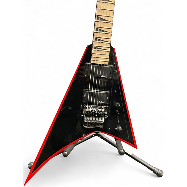 Used Jackson RRX24 BLACK AND RED Solid Body Electric Guitar