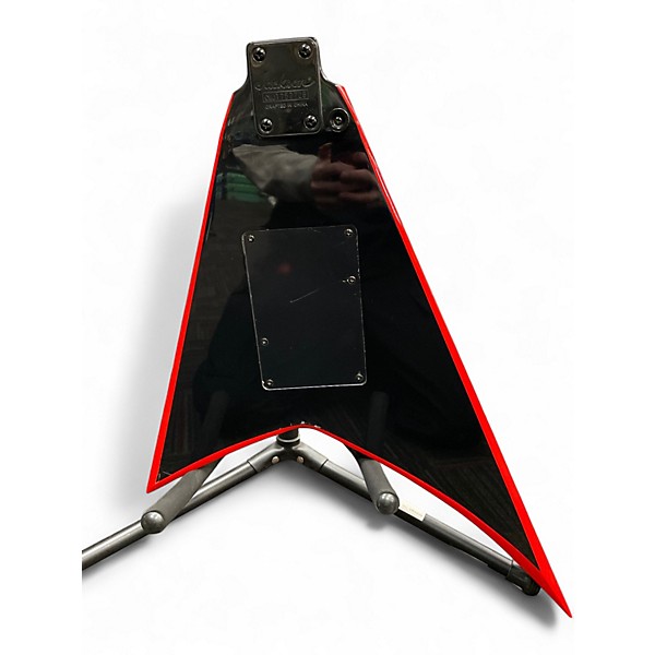 Used Jackson RRX24 BLACK AND RED Solid Body Electric Guitar