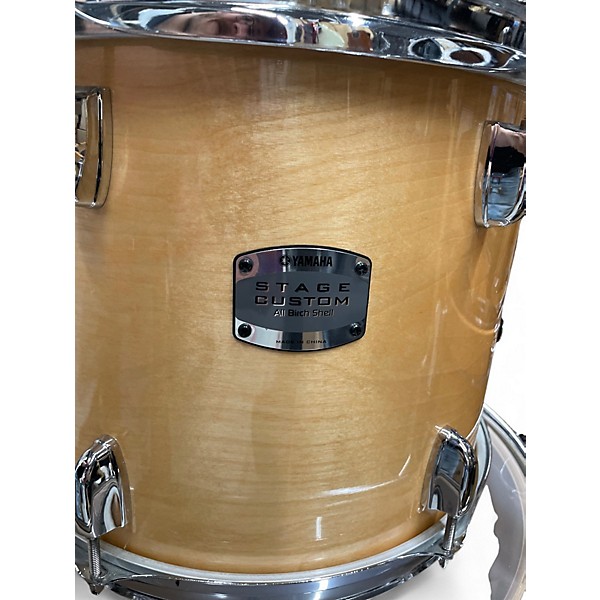 Used Yamaha 5 Piece Stage Custom Natural Drum Kit