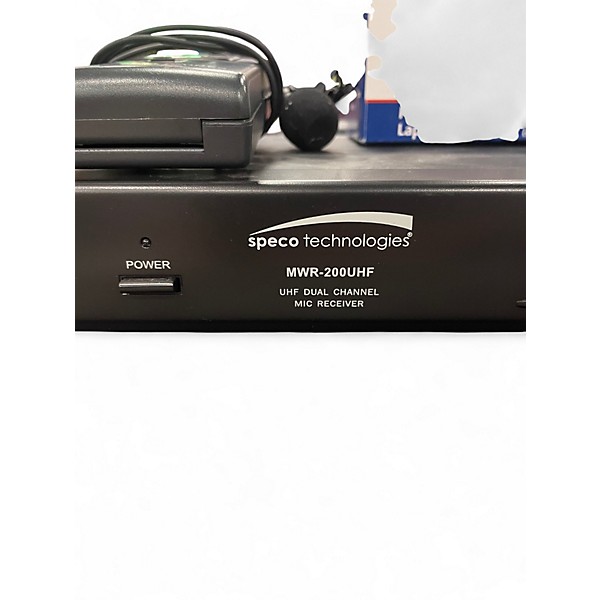 Used Speco Technologies MWR -200UHF WIRELESS LAVALIER SYSTEM Lavalier Wireless System