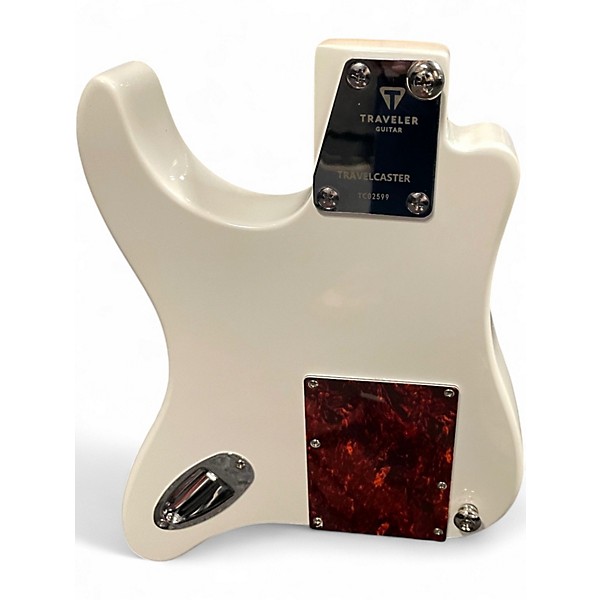 Used Traveler Guitar TRAVELCASTER Alpine White Electric Guitar