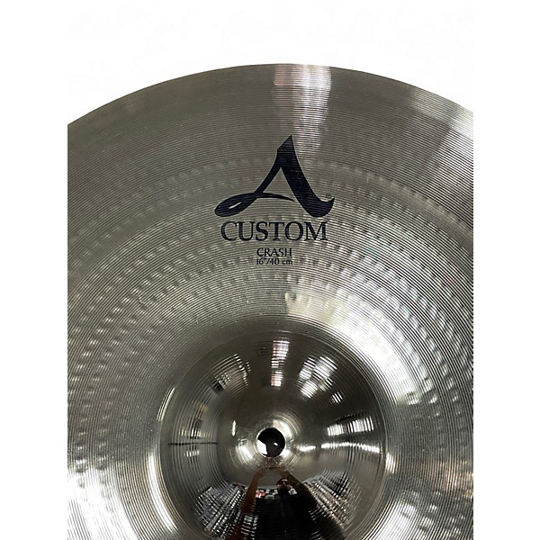 Used Zildjian 16in A Custom Crash Cymbal