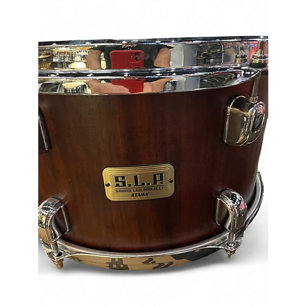 Used TAMA 12in SLP SNARE DRUM BROWN Drum
