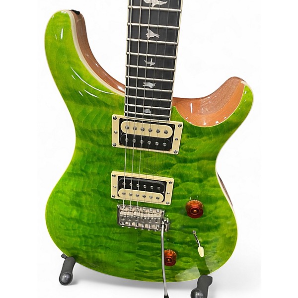 Used PRS SE Custom 24-08 Eriza Verde Solid Body Electric Guitar