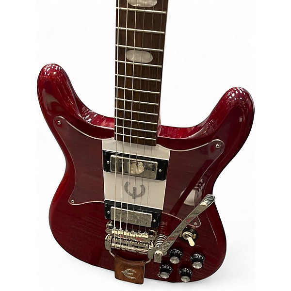 Used Epiphone 50th Anniversary 1962 Reissue Crestwood Custom Cherry Solid Body Electric Guitar