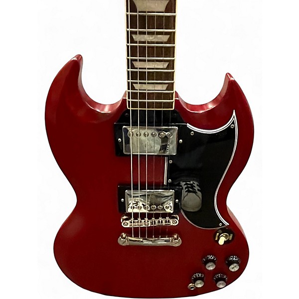 Used Epiphone Inspired By Gibson 61 SG Cherry Solid Body Electric Guitar