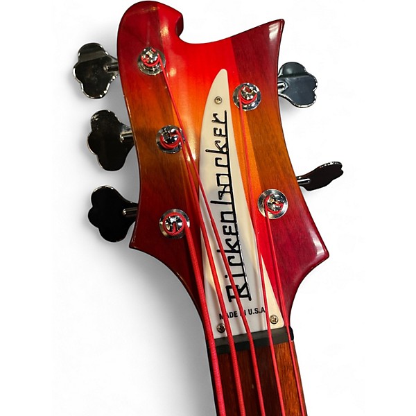 Used 2018 Rickenbacker 4003S/5 Cherry Sunburst Electric Bass Guitar