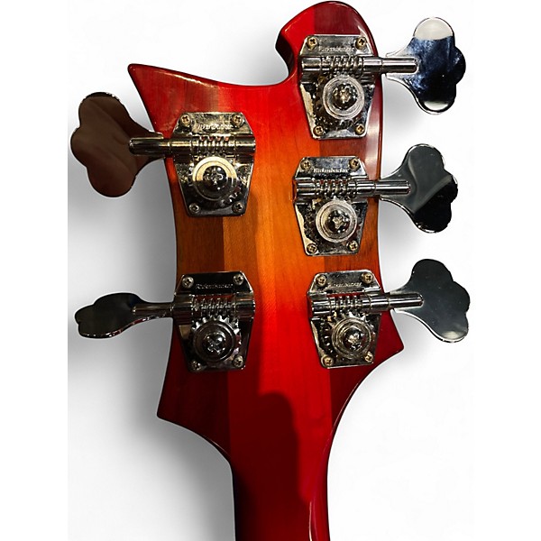 Used 2018 Rickenbacker 4003S/5 Cherry Sunburst Electric Bass Guitar