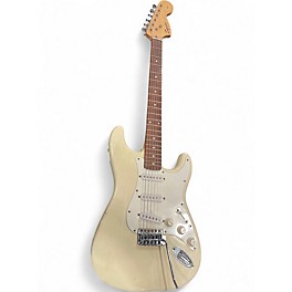 Used Squier Affinity Stratocaster Antique White Solid Body Electric Guitar