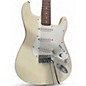 Used Squier Affinity Stratocaster Antique White Solid Body Electric Guitar