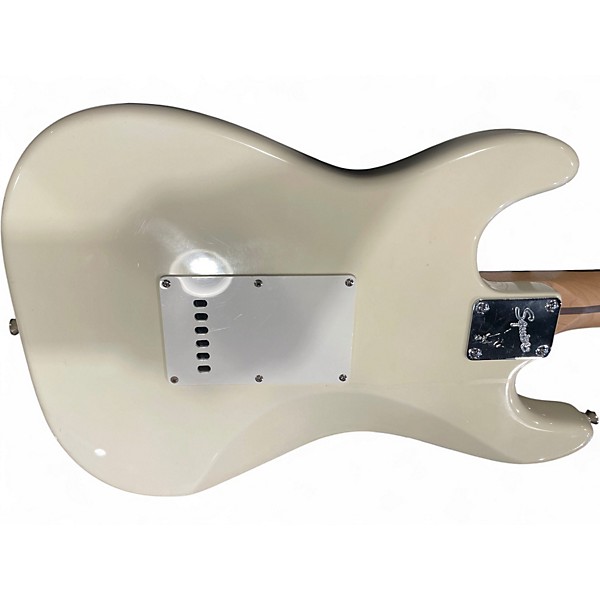Used Squier Affinity Stratocaster Antique White Solid Body Electric Guitar