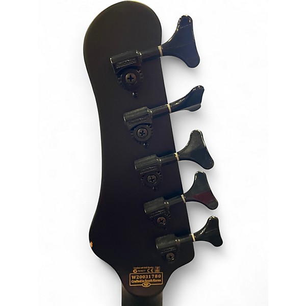 Used Schecter Guitar Research ULTRA BASS Black Electric Bass Guitar