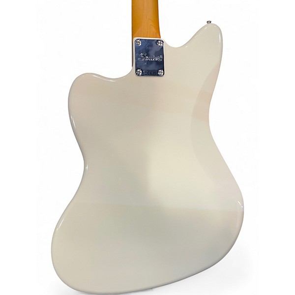 Used Squier J Mascis Jazzmaster Olympic White Solid Body Electric Guitar