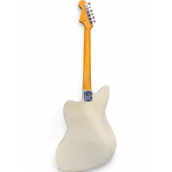 Used Squier J Mascis Jazzmaster Olympic White Solid Body Electric Guitar