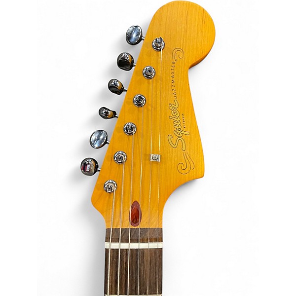 Used Squier J Mascis Jazzmaster Olympic White Solid Body Electric Guitar