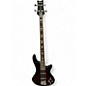 Used Schecter Guitar Research Stiletto Extreme 4 String Black Cherry Electric Bass Guitar thumbnail