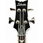 Used Schecter Guitar Research Stiletto Extreme 4 String Black Cherry Electric Bass Guitar