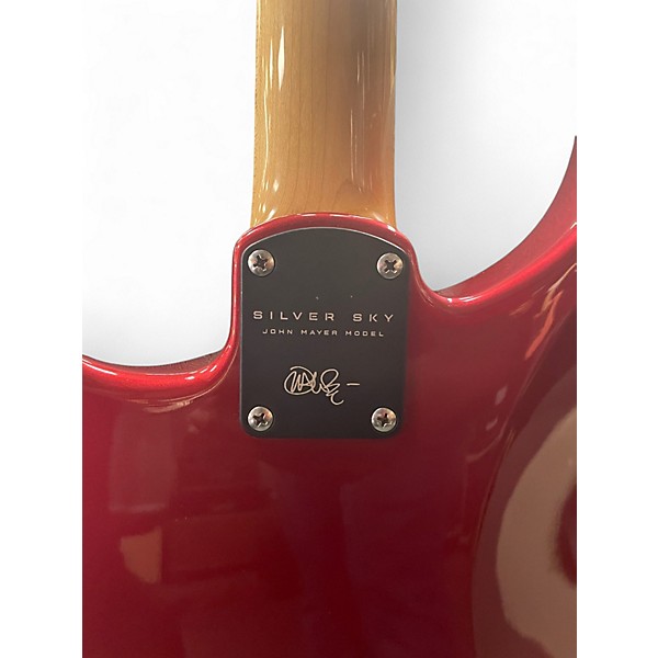 Used PRS Silver Sky John Mayer Signature Red Solid Body Electric Guitar