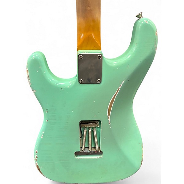 Used TMG Stratocaster surf green Solid Body Electric Guitar