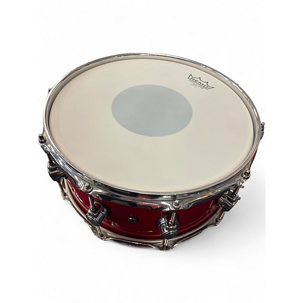 Used DW 14X6.5 Performance Series Snare CHERRY STAIN Drum