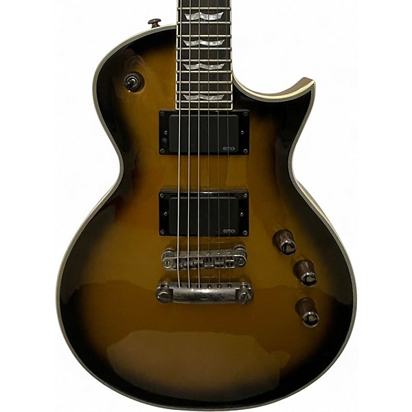 Used ESP EC1000 Deluxe Aztec Gold Solid Body Electric Guitar