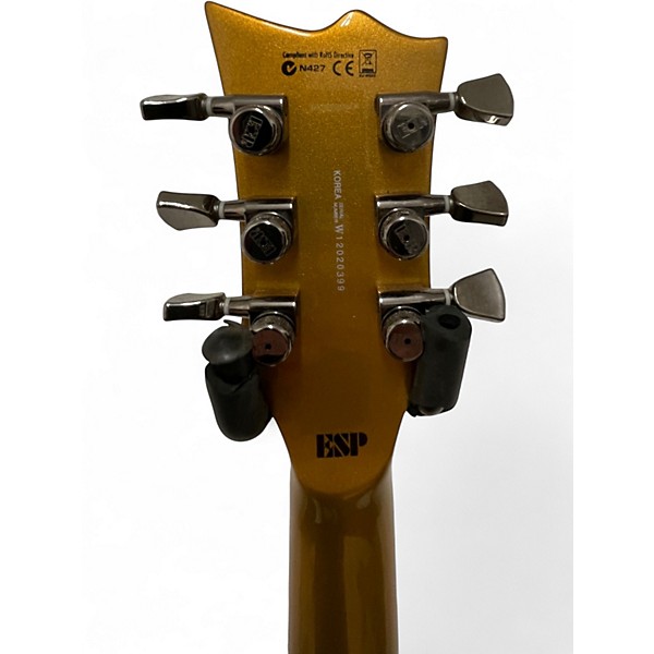 Used ESP EC1000 Deluxe Aztec Gold Solid Body Electric Guitar