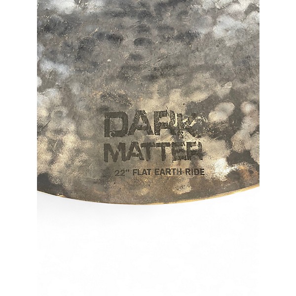 Used Dream 22in Dark Matter Flat Earth Ride Cymbal