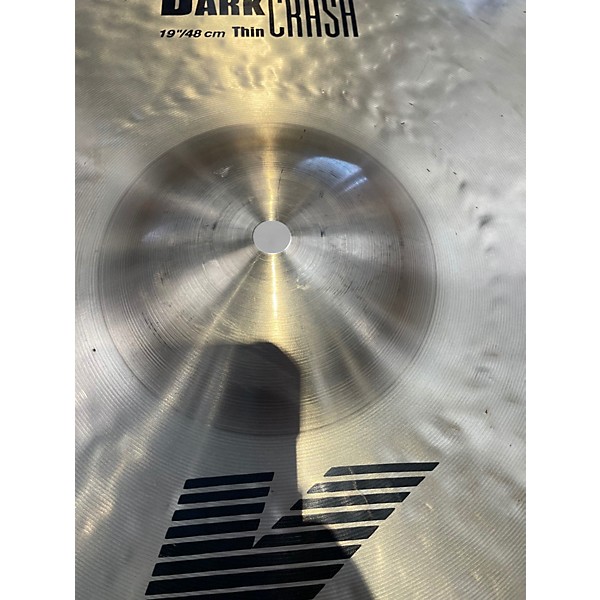 Used Zildjian 19in K Thin Dark Crash Cymbal