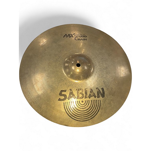 Used SABIAN 15in AAX Thin Studio Crash Cymbal