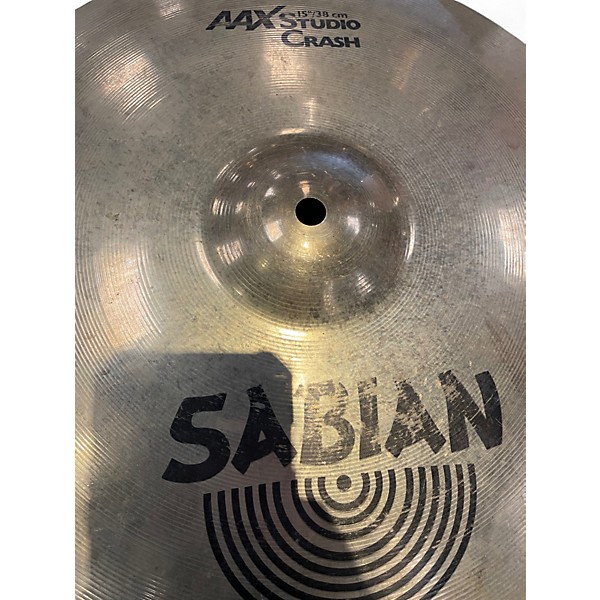 Used SABIAN 15in AAX Thin Studio Crash Cymbal