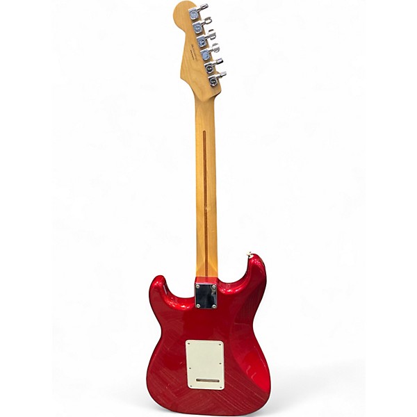 Used Fender Standard Stratocaster Candy Apple Red Solid Body Electric Guitar